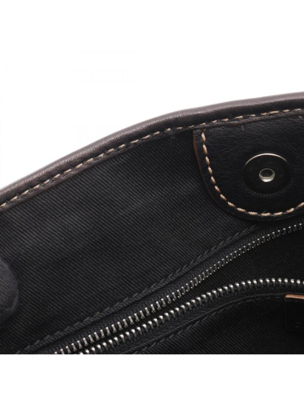 Celine Seri Tote Black Canvas Leather - Picture 9 of 9
